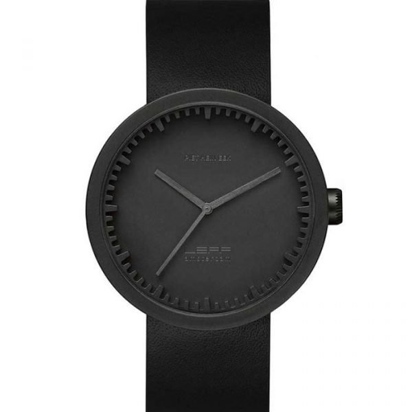 Leff Amsterdam Leff Tube Watch D42 Kello Musta