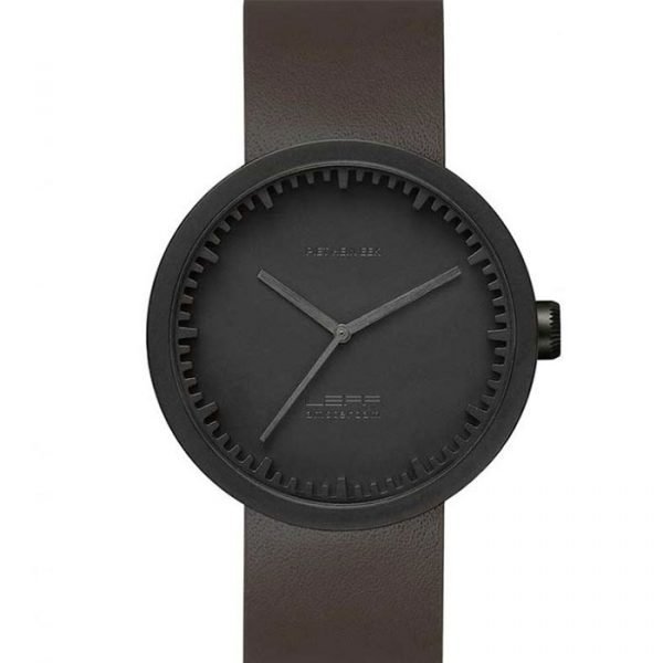 Leff Amsterdam Leff Tube Watch D42 Kello Musta / Ruskea