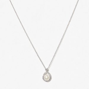 Lily And Rose Emmylou Pearl Necklace Kaulakoru Silver / Creme