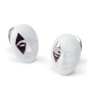 Lladro Earrings Diamond Face Korvakorut