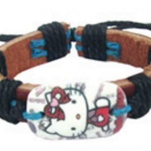 Läderarmband Hello kitty