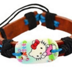 Läderarmband Hello kitty