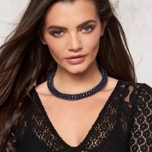 Make Way Polly Necklace Midnight blue