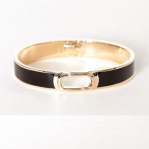 Marc Jacobs Hinge Cuff Rannekoru Musta