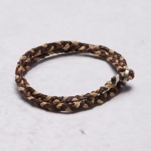 Nic & Friends Frank Bracelet Hemp/Dark Brown