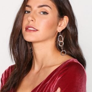 Nly Accessories Chain Drop Earrings Korvakorut Rose Gold