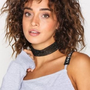 Nly Accessories Chainmail Choker Kaulakoru Musta