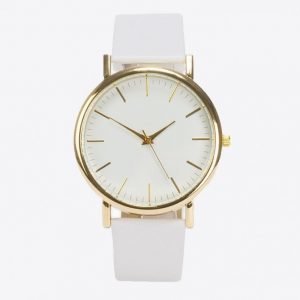 Nly Accessories Plain Watch Kello Valkoinen