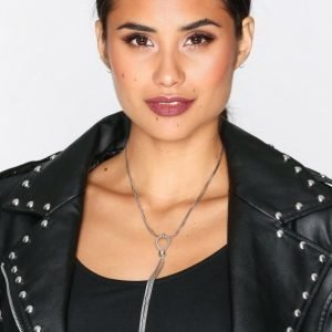 Nly Accessories Snake Chain Lariat Necklace Kaulakoru Hopea