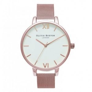 Olivia Burton Big Dial Mesh Kello Rose