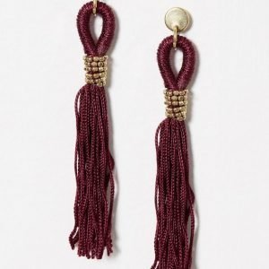 Only Onlava Tassel Earring Acc Korvakorut Tummanvioletti