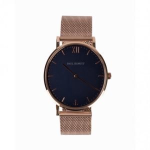 Paul Hewitt Sailor Line Watch Rose Gold Blue Lagoon Metal Kello Rose Gold