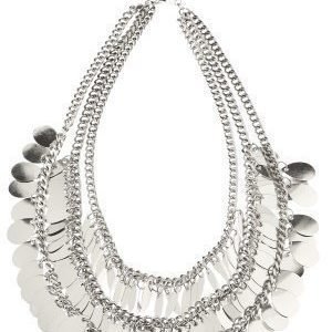 Pieces Basilla Necklace Silver Colour