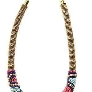 Pieces Diza Necklace Gold Colour