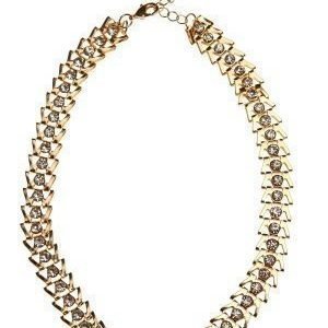 Pixie & Diamond Ladies Choker Black/Gold