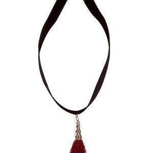 Pixie & Diamond Ladies Necklace Red Black