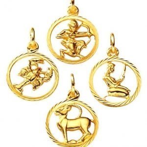 Riipus »horoskooppimerkki« Keltainen