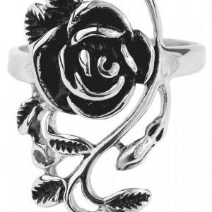 Rock-Silver Rose Sormus