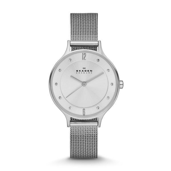 Skagen Anita Naisten Kello Hopea / Teräs Ø30 Mm