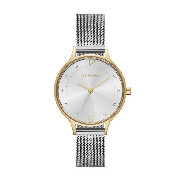 Skagen Anita Naisten Kello Hopea / Teräs Ø30 Mm