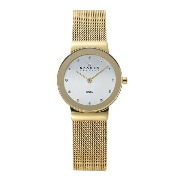 Skagen Freja Naisten Kello Valkoinen / Kulta Ø26 Mm