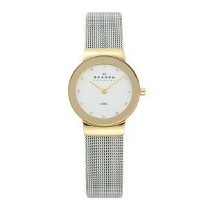 Skagen Freja Naisten Kello Valkoinen / Teräs Ø27 Mm