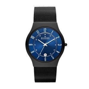 Skagen Grenen Miesten Kello Sininen / Musta Titanium Ø37 Mm