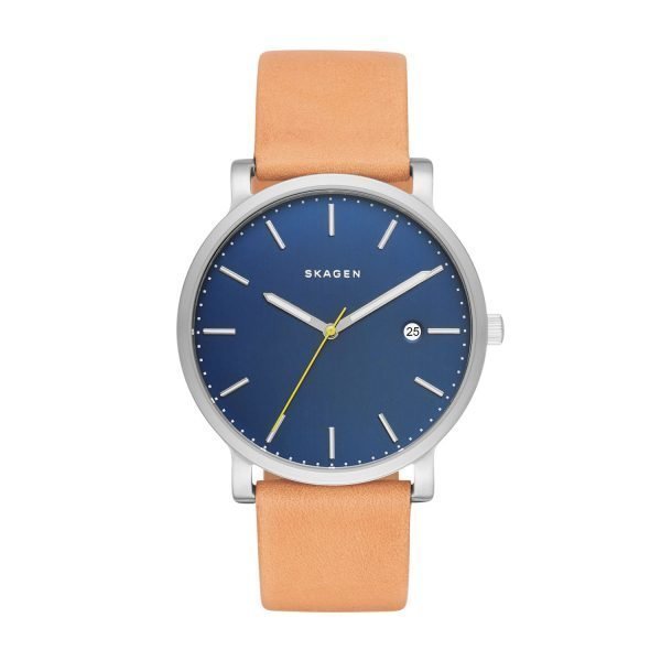 Skagen Hagen Miesten Kello Sininen / Ruskea Nahka Ø40 Mm