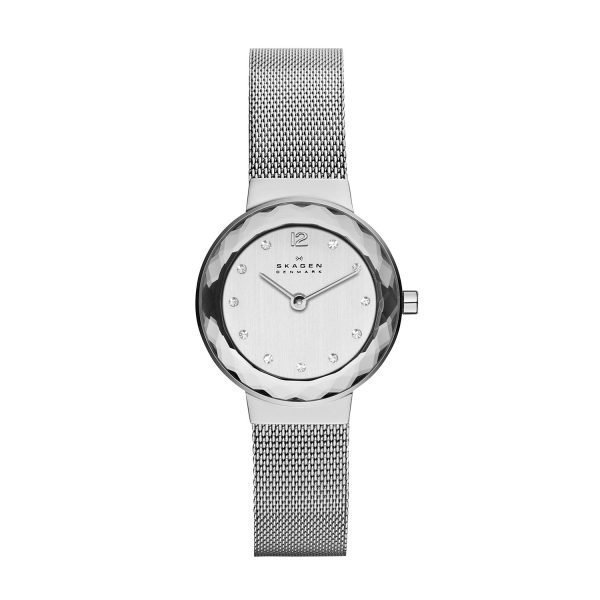 Skagen Leonora Naisten Kello Valkoinen / Teräs Ø25 Mm