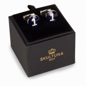 Skultuna Cuff Links The Racer Kalvosinnapit Sininen/Valkoinen