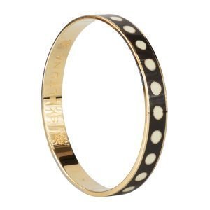 Skultuna Dot Lane Bangle Rannekoru M Tummanharmaa 9 Mm