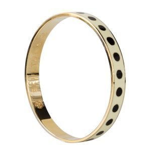 Skultuna Dot Lane Bangle Rannekoru M Valkoinen 9 Mm