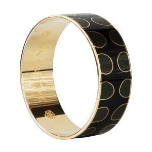 Skultuna Dot Trail Bangle Rannekoru M Musta 23 Mm