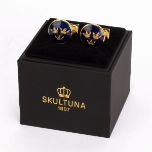 Skultuna The Kingdom Kalvosinnapit Gold/Blue