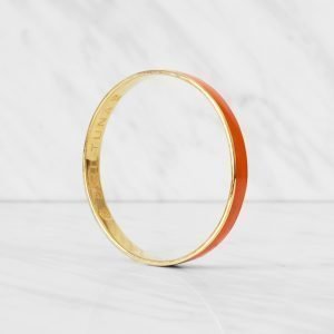 Skultuna Thin Bangle Rannekoru M Oranssi