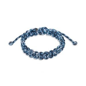 Smash Macrame Bracelet Blue