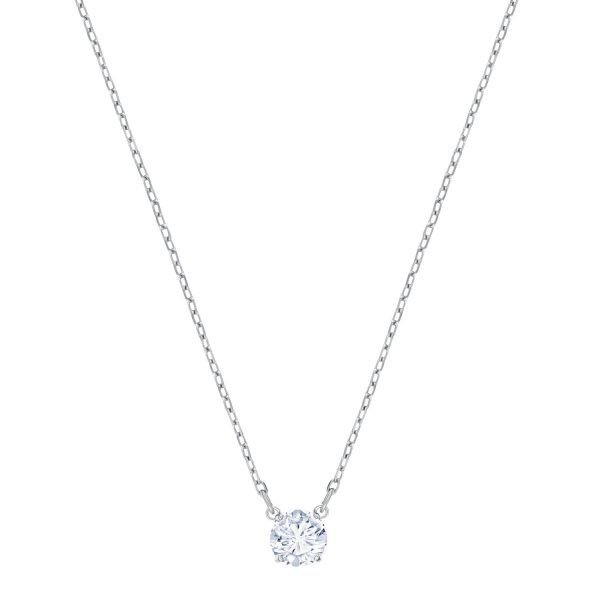 Swarovski Attract Kaulakoru Rnd Czwh / Rhodium Shiny