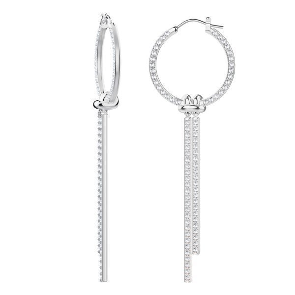 Swarovski Lifelong Pe Korvakorut Lg Crystal / Rhodium Shiny