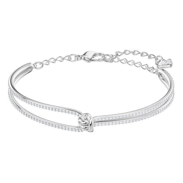 Swarovski Lifelong Rannerengas Crystal / Rhodium Shiny M