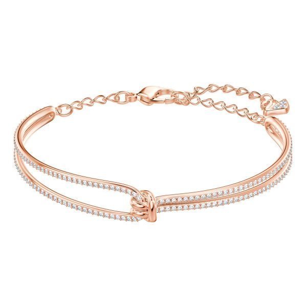 Swarovski Lifelong Rannerengas Crystal / Rose Gold Shiny M