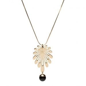 Syster P Deco Flower Necklace Black Onyx kaulakoru