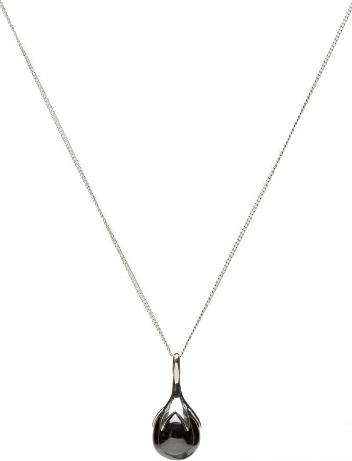 Syster P Dripping Necklace Silver Hematite kaulakoru - Korukauppa24.fi