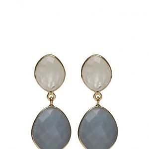 Syster P Nugget Earrings Gold Angelite korvakorut