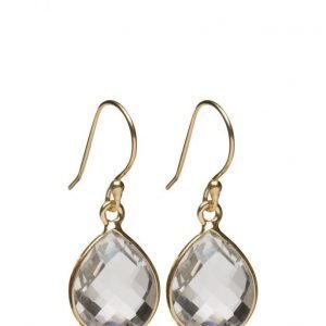 Syster P Raindrop Earrings Gold Crystal korvakorut