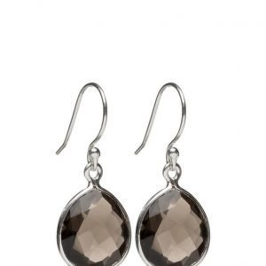 Syster P Raindrop Earrings Silver Smokey korvakorut