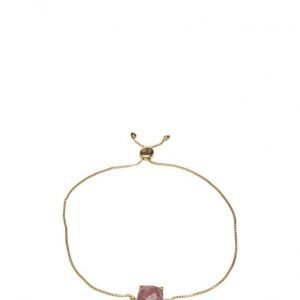 Syster P Single Cushion Bracelet Gold Rhodochrosite rannekoru