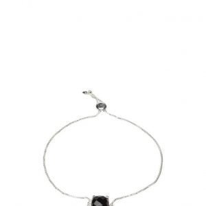 Syster P Single Cushion Bracelet Silver Black Onyx rannekoru