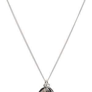 Syster P Single Nugget Necklace Silver Smokey Quartz kaulakoru