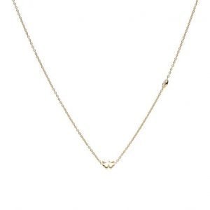 Syster P Sparkle Necklace Gold Clover Citrine kaulakoru