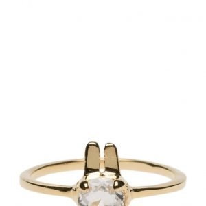 Syster P Tiny Rabbit Ring Gold sormus